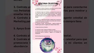 CONTRATA À LA OFICINA CELESTIAL PARA MEJORAR TU VIDA ECONOMICA Y FINANCIERA