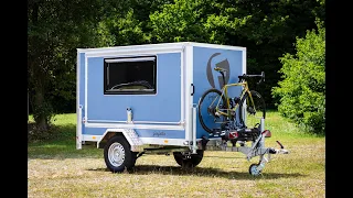 One-Shot-Video: Komplett-Aufbau Minicaravan farfalla camper flap S beach chair-allein in ca. 20 min!