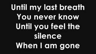 Tarja Turunen - Until My Last Breath (with lyrics)