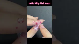 DIY Hello Kitty Nail Inspo Cute & Simple Nail Idea for Beginners  #nailart #gelnails #missgel
