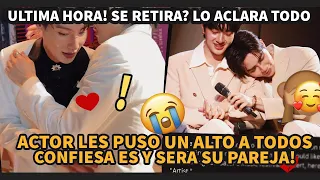 LO CONFIRMÓ! SE RETIRA?💖😭ACTOR ACLARA Y RESPONDE ES SU UNICA PAREJA , LOS MEJORES MOMENTOS