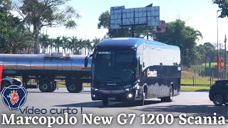 Viação Cometa chegando posto GRAAL TOPÁZIO I Marcopolo Paradiso New G7 1200 Scania