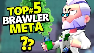 Je détruis des TEAMERS avec le TOP#5 des MEILLEURS BRAWLERS de la META