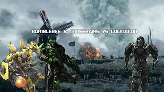 Transformers Bumblebee and Crosshairs vs Lockdown Stop Motion