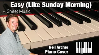 Easy Like Sunday Morning - The Commodores / Lionel Richie - Piano Cover + Sheet Music