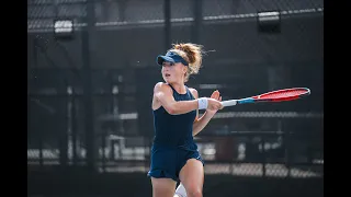 Fiona Crawley (UNC) vs Yujia "Bobo" Huang (BYU) - 2023 ITA All-American Championships