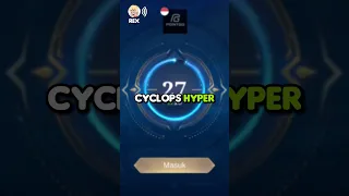 cyclops hyper #mingodichallenge #mobilelegends
