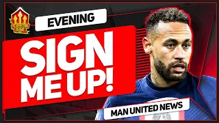 NEYMAR To UNITED Happening? SABITZER & WEGHORST Let GO! Man Utd News