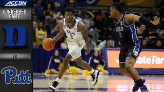 Duke vs. Pitt Condensed Game | ACC Men’s Basketball (2021-22)