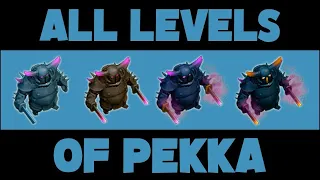 [Level 1 to Level 9] PEKKA all levels Cost, Time and Animation |All Levels Showcase | Clash of Clans