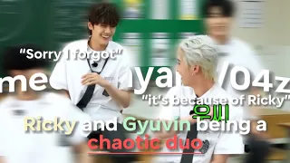 Ricky and Gyuvin being a chaotic duo