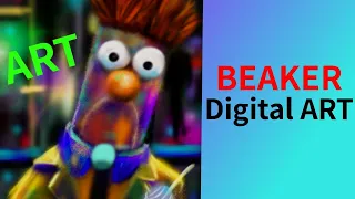 Beaker in the city - The making of - speedpainting