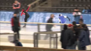 Lonneke Uneken - Franziska Arnold 300m Sprint Cup Berlijn 2015