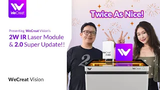 Twice As Nice! Presenting WeCreat Vision's 2W IR Laser Module & 2.0 Super Update!!