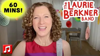 An Hour Of Laurie Berkner Music Videos | We Are The Dinosaurs, Chipmunk At The Gas Pump, Superhero+