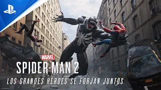 Marvel’s Spider-Man 2 - Tráiler PS5 LOS GRANDES HÉROES SE FORJAN JUNTOS I PlayStation España