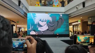 Indian anime fan crazy reaction🔥🔥   Nagpur VR Mall