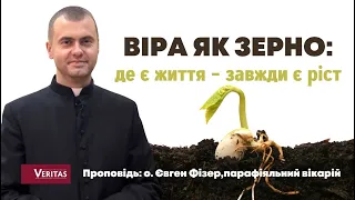 Віра як зерно: де є життя – завжди є ріст. Проповідь: о. Євген Фізер, парафіяльний вікарій