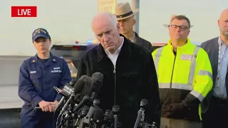 Officials give briefing on Baltimore bridge collapse