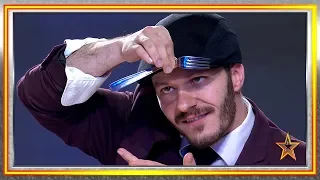 ¡Se lleva un pase de oro doblando tenedores con su mente! | Audiciones 1 | Got Talent España 2019