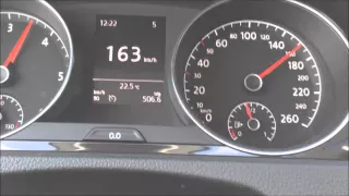 Golf 7 2.0 TDI 150 hp 4motion MTM stage 1 0 - 200 kmh acceleration