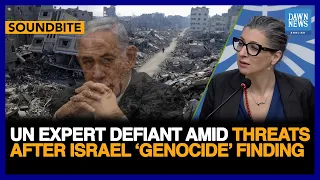 UN Expert Francesca Albanese Defiant Amid Threats After Israel ‘Genocide’ Finding| Dawn News English