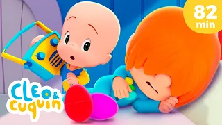 10 ovos na cama 🥚🥚 e mais músicas infantis de Cleo e Cuquin - Família Telerín