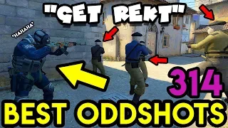 5 vs 300 IQ SNEAKY GUY *WTF* - CS:GO BEST ODDSHOTS #314