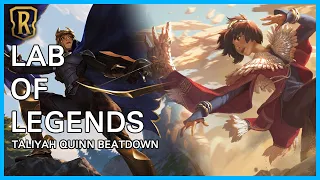 Lab of Legends Taliyah Guide | Taliyah Quinn Deck | Lab of Legends Normal Mode Gameplay | LoR