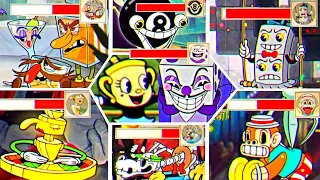 Cuphead - All Casino Bosses & King Dice With Healthbars (By Ms Chalice)