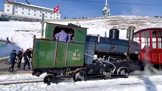 Dampflok 17 auf der RIGI Königin der Berge 🇨🇭