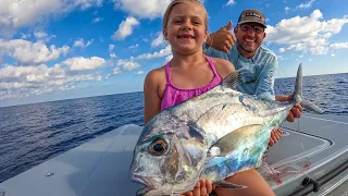 I can't believe Aria caught this fish!!! {Catch Clean Cook} Old Bahama Bay