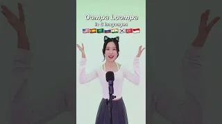 ‘Oompa Loompa’🧙cover with 8 languages!! 🇺🇸🇪🇸🇸🇦🇷🇺🇮🇳🇰🇷🇹🇷🇮🇩 #shorts | HANI the Artist