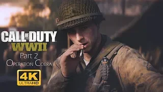 [ 4K-144 FPS ] Call of Duty: WWII | Walkthrough Part 2 | ULTRA GRAPHICS - RTX 2080 Ti #RTX #2080Ti