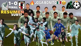 México SUB17 VS Japón SUB17 RESUMEN 🔥 Copa Mondial Futbol Montaigu J1 FINAL 🇲🇽1-0🇯🇵 26.3.2024