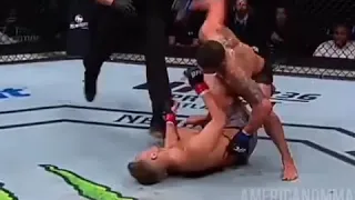 Anthony Pettis super man punch knock out