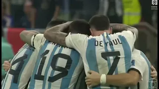 REACCION JUGADORES ARGENTINOS AL SALIR CAMPEONES (todas las camaras