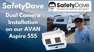 Installation of Safety Dave Rear View Camera to an AVAN Aspire 555, no  drilling into the bodywork