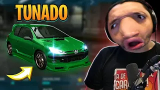 JEFFINHO TUNOU SEU PEUGEOT 206 NO NEED FOR SPEED ( Ficou Insano kkk )