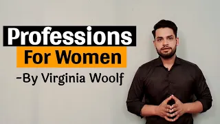 Professions for Women by Virginia Woolf  in hindi