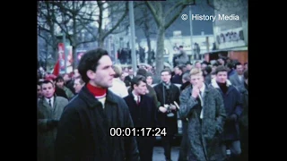 1968 West-Berlin_Demo nach Vietnamkongress mit Rudi Dutschke