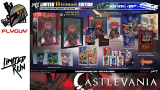 Castlevania Anniversary Collection on Nintendo Switch & PlayStation 4 Pre-Orders Limitedrun Games