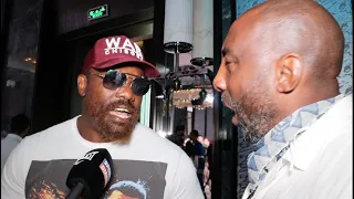 'SHUT THE F*** UP' - DERECK CHISORA LEFT FUMING AT JOHNNY NELSON AS PAIR GET INTO HEATED ARGUMENT