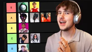 Youtube Rapper Tier List 2021 (KSI, Dream, Corpse Husband, Jake Paul)