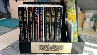 Fabled Lands bookcase!