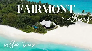 The most LUXURIOUS tent in the Maldives | Fairmont Tented Beach Villa