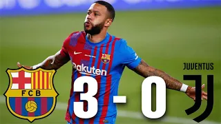 Barcelona vs Juventus [3-0], Joan Gamper Match, 2021 - MATCH REVIEW