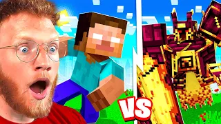 MINECRAFT OVERWORLD vs NETHER BOSS TOURNAMENT!