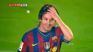 Messi 2 Goals vs Villarreal (Away) 2009-10 English Commentary HD 720p