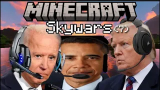 U.S Presidents Play Minecraft Skywars